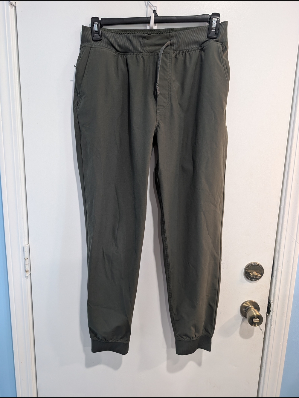 Rhoback Men's Army Green Delta Performance Jogger Pants Size Large